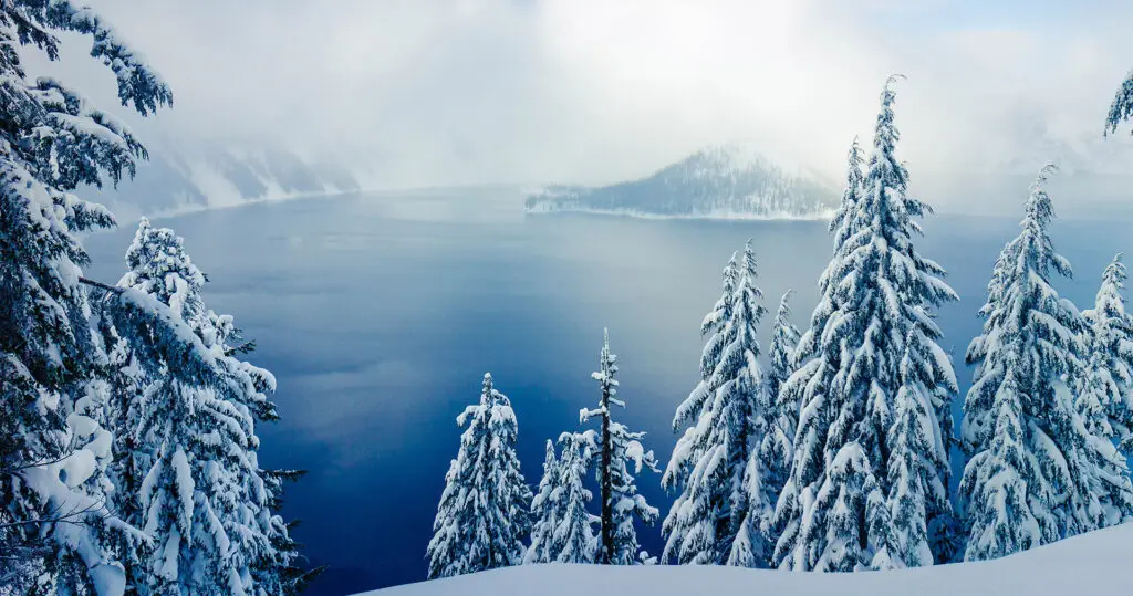 Winter Wonderland at Crater Lake National Park